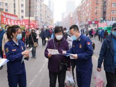 木斯市消防救援支隊(duì)開展“消防宣傳進(jìn)早市”活動(dòng)延伸宣傳觸角